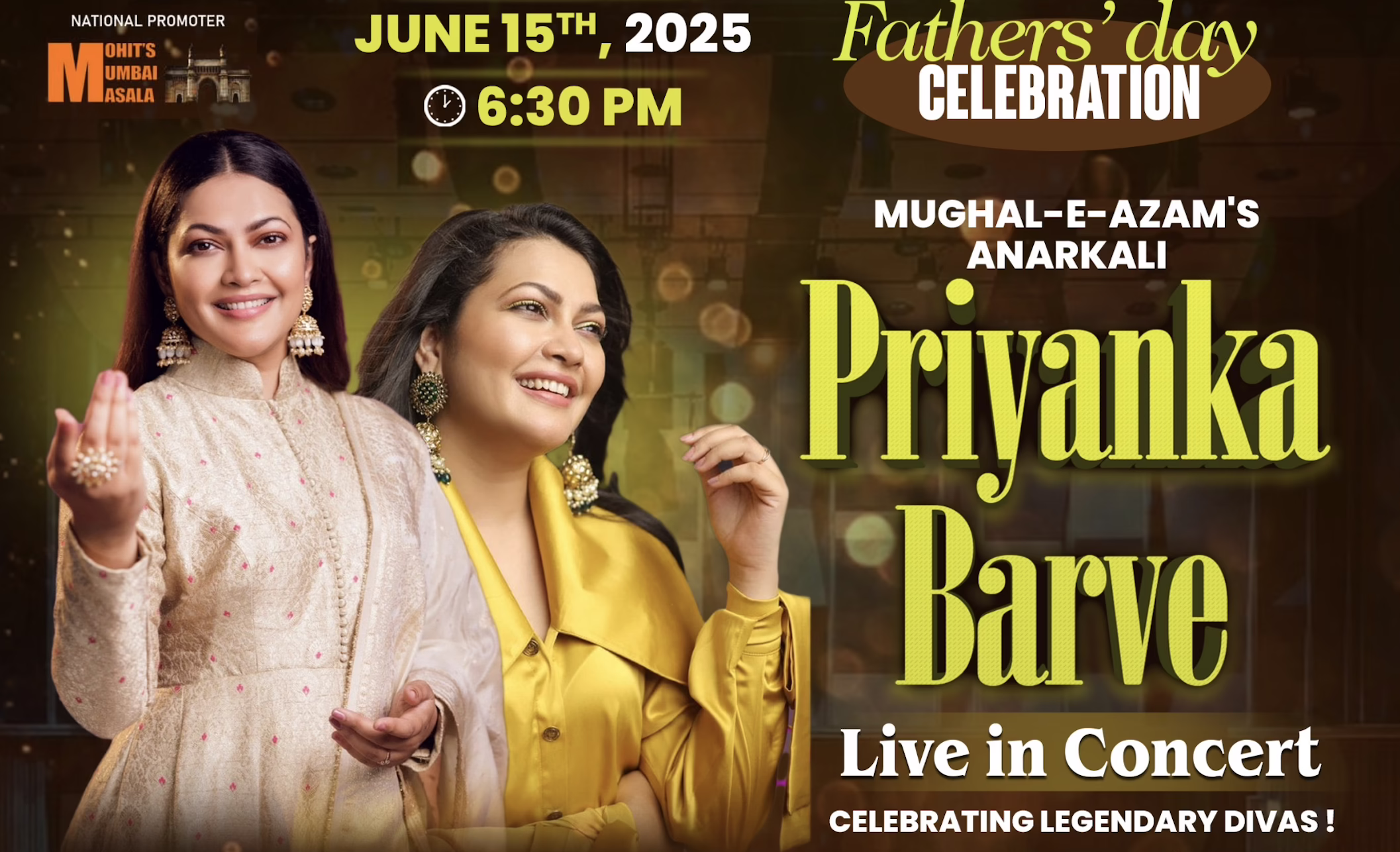 Father’s Day Celebration with Priyanka Barve – Live in Concert!